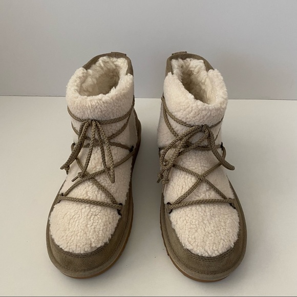 Koolaburra by UGG Michon Mini Boots Dune 8 NWOB - Picture 3 of 6